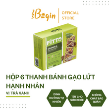 Tải hình ảnh vào trình xem Thư viện, HỘP 6 THANH NĂNG LƯỢNG FITTO MATCHA TỪ HẠT & GẠO LỨT VỊ TRÀ XANH DÀNH CHO NGƯỜI ĂN KIÊNG, EAT LEAN, ĂN CHAY