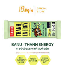Tải hình ảnh vào trình xem Thư viện, HỘP 10 THANH ENERGY ĐIỆN GIẢI TỰ NHIÊN - BANU BẠC HÀ MUỐI BIỂN DÀNH CHO NGƯỜI TẬP THỂ THAO, NGƯỜI BẬN RỘN