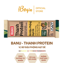 Tải hình ảnh vào trình xem Thư viện, HỘP 10 THANH PROTEIN TỰ NHIÊN BANU BƠ ĐẬU PHỘNG HẠT DẺ DÀNH CHO NGƯỜI TẬP THỂ THAO, NGƯỜI BẬN RỘN