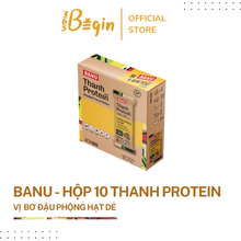 Tải hình ảnh vào trình xem Thư viện, HỘP 10 THANH PROTEIN TỰ NHIÊN BANU BƠ ĐẬU PHỘNG HẠT DẺ DÀNH CHO NGƯỜI TẬP THỂ THAO, NGƯỜI BẬN RỘN
