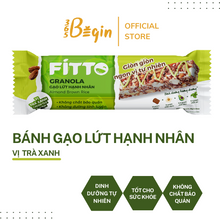 Tải hình ảnh vào trình xem Thư viện, HỘP 6 THANH NĂNG LƯỢNG FITTO MATCHA TỪ HẠT & GẠO LỨT VỊ TRÀ XANH DÀNH CHO NGƯỜI ĂN KIÊNG, EAT LEAN, ĂN CHAY