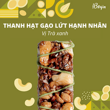 Tải hình ảnh vào trình xem Thư viện, HỘP 6 THANH NĂNG LƯỢNG FITTO MATCHA TỪ HẠT & GẠO LỨT VỊ TRÀ XANH DÀNH CHO NGƯỜI ĂN KIÊNG, EAT LEAN, ĂN CHAY