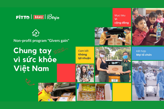 365Begin khởi xướng Chương trình phi lợi nhuận "Givers Gain - Cho là Nhận: Chung tay vì sức khoẻ Việt Nam"
